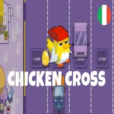 Chicken Cross logo by Upgaming at Rollxo Casino