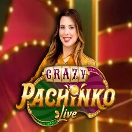 Crazy Pachinko slot icon by Evolution, available at Rollxo Casino