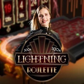 Lightning Roulette logo by Evolution Rollxo Casino