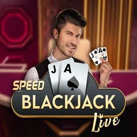 Speed Blackjack logo – Live Casino by Pragmatic Play at Rollxo Casino